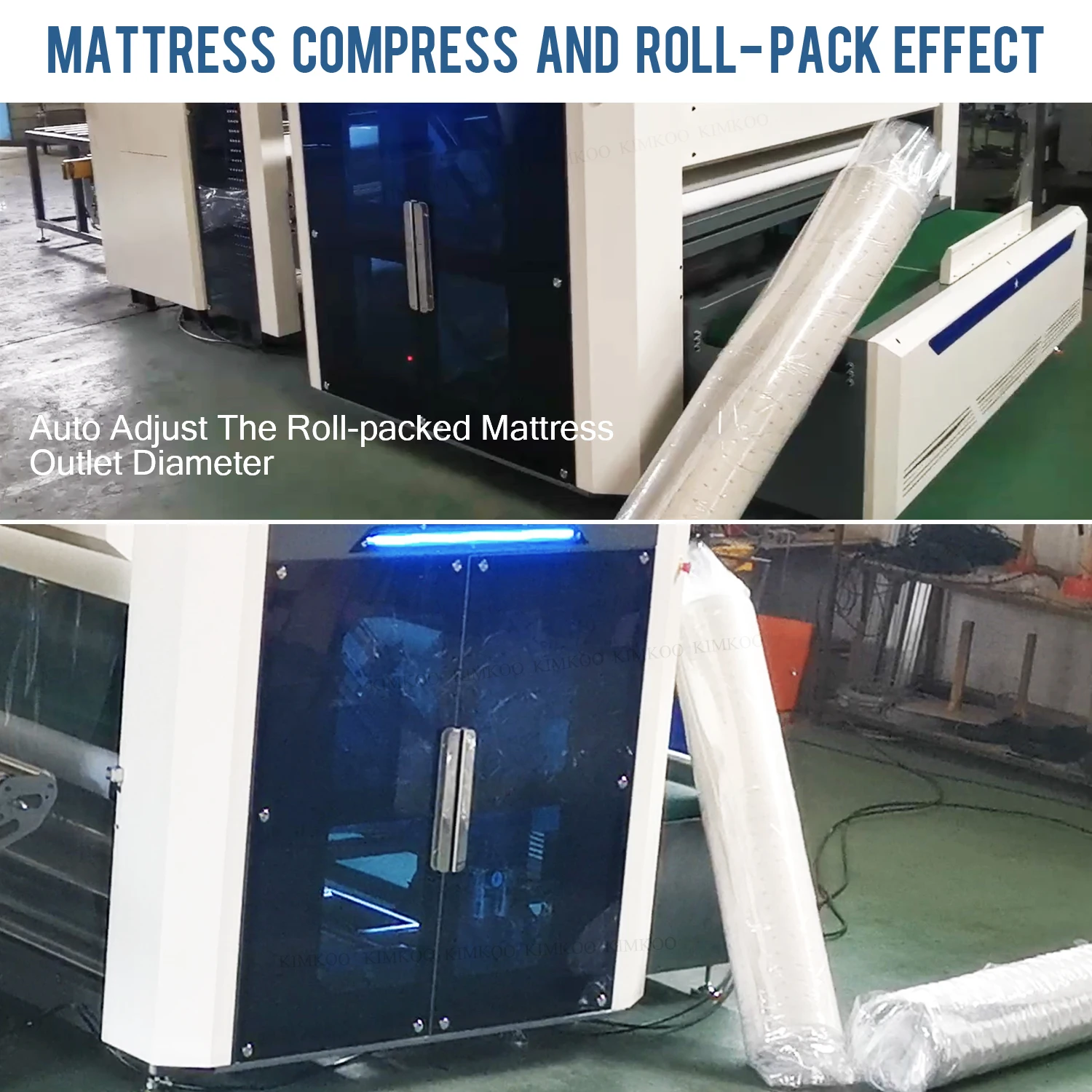 JK-CR1 Mattress Compression Roll Packing Machine Rolling Machinery for Mattresses