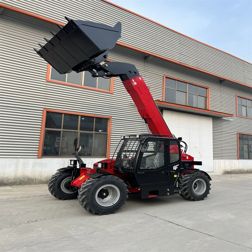 SYNBON вилочный погрузчик дизельный Многофункциональный 4wd Телескопический Мини-погрузчик с колесной стрелой