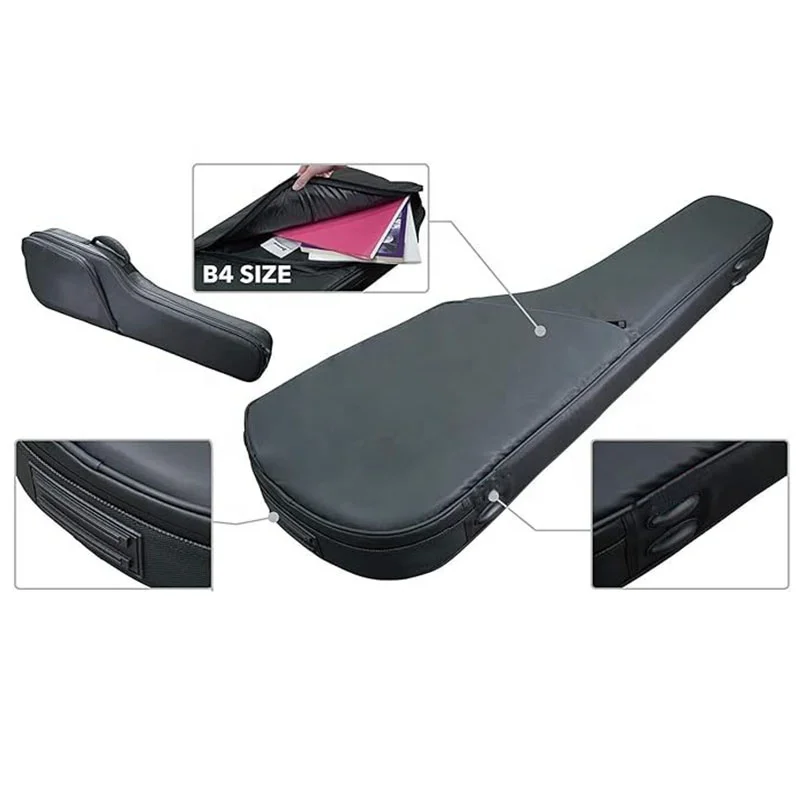 Gun Shaped Electric Guitar Case  Electric Guitar Bag Padded Electric Guitar Gig Bag Case