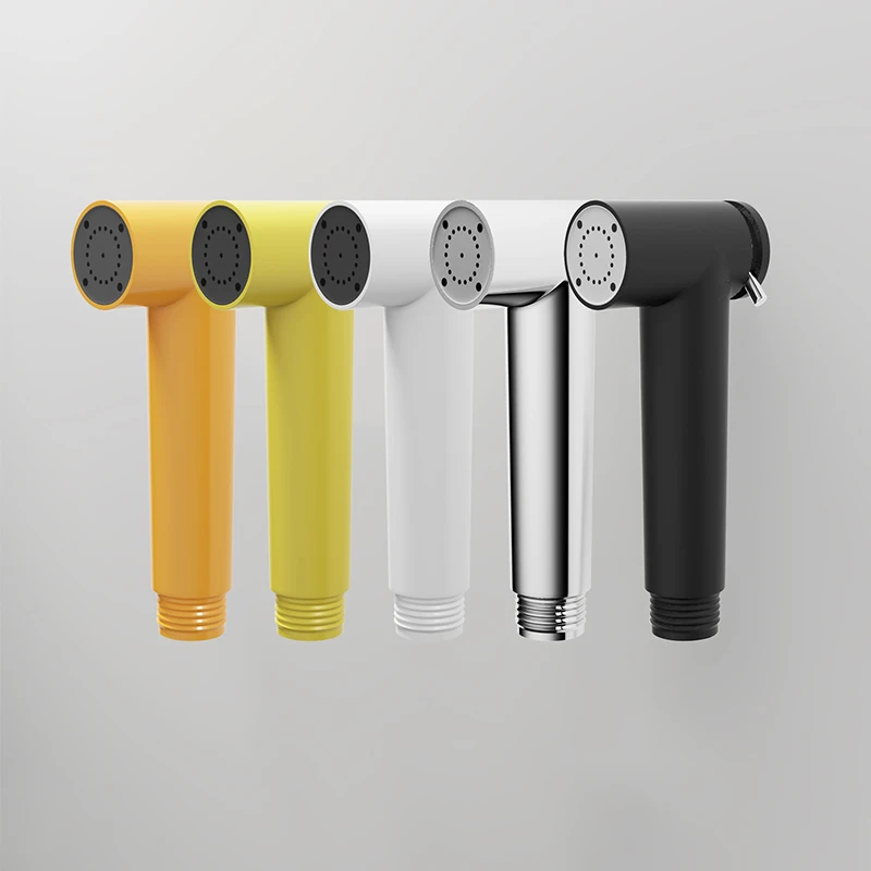 Muslim Silver ABS plastic High Pressure Spray Hand Shattaf Toilet Bidet Sprayer for Bathroom