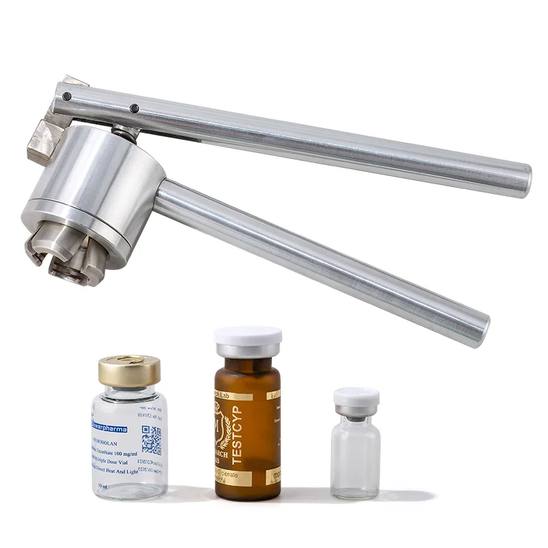 High Quality 13ml 15ml 20mm Mini Manual Crimper Bottle Vial Press Stainless Steel Sealing Machine For Glass Vial Cap