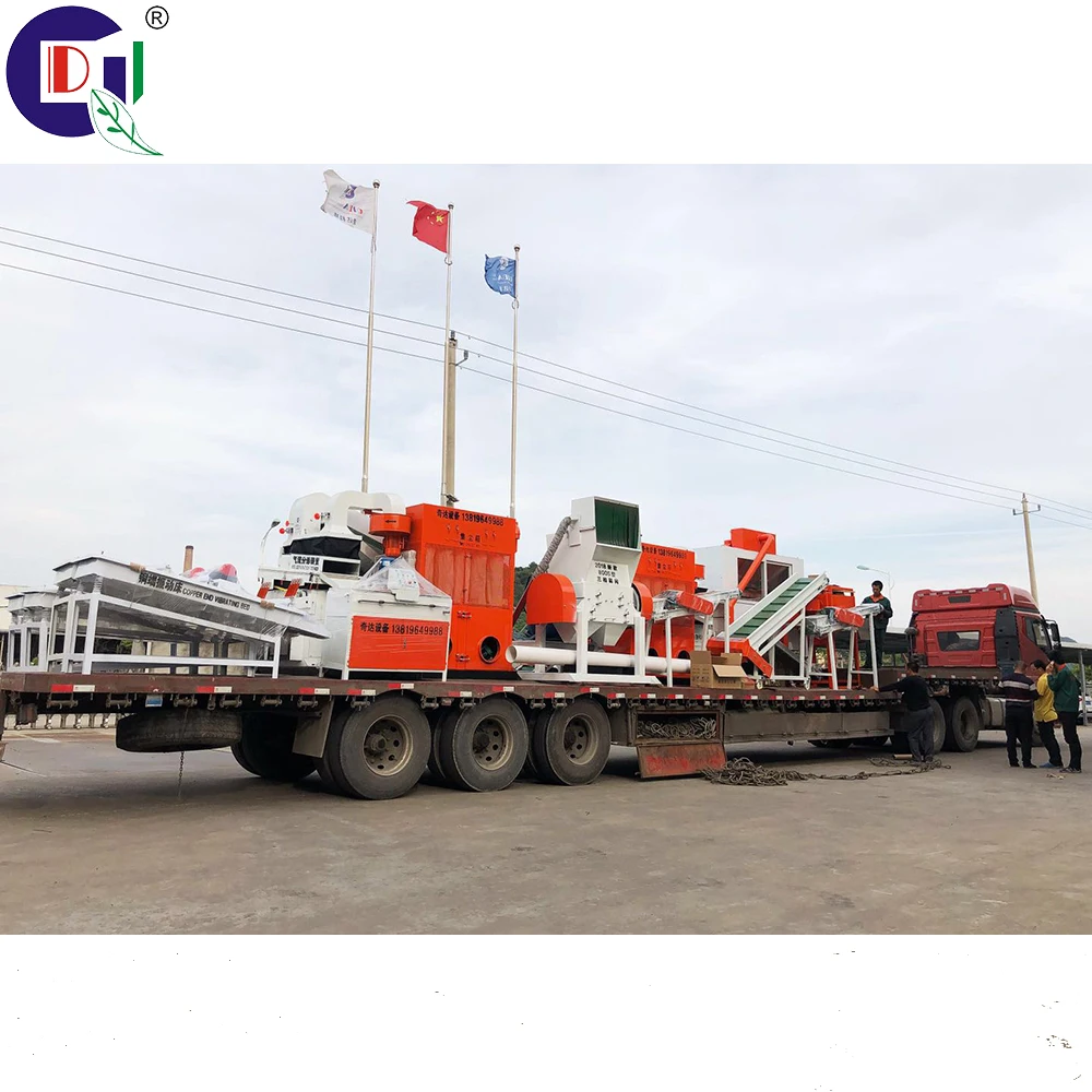 QD-800S New Model Scrap Car Cable Granulator Machine Used Mixed Wire Crusher Copper Wire Chopper Separator Machine