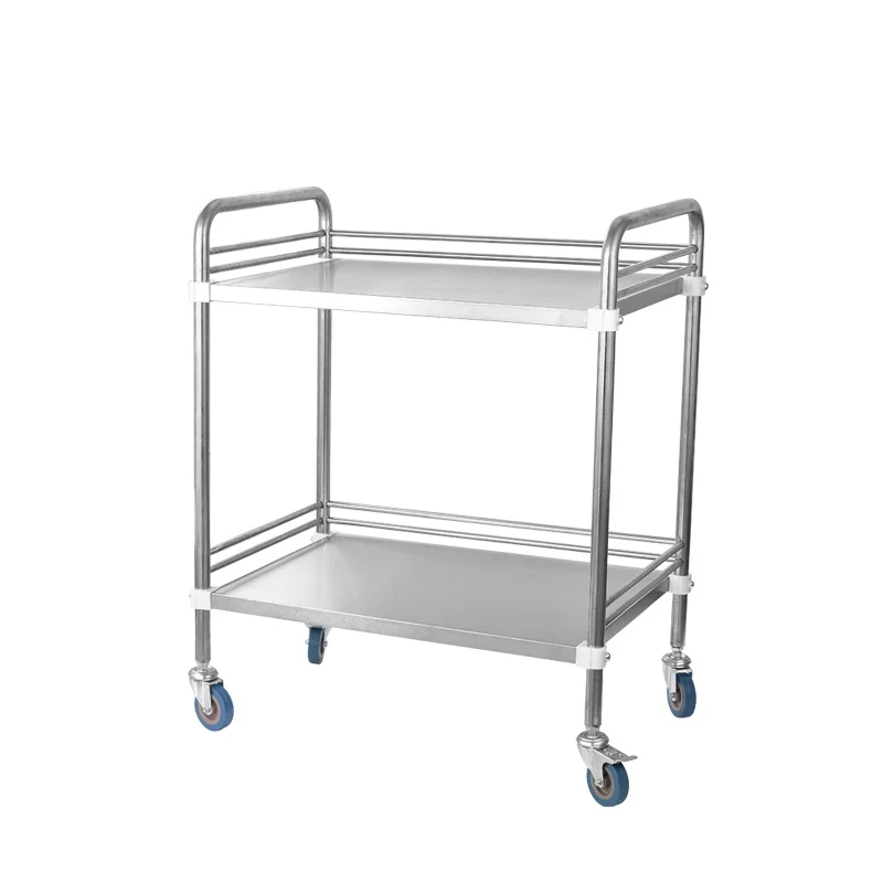 Stainless steel medical trolley cart for hospital or clinic with better price hospital trolley medical cart mobile