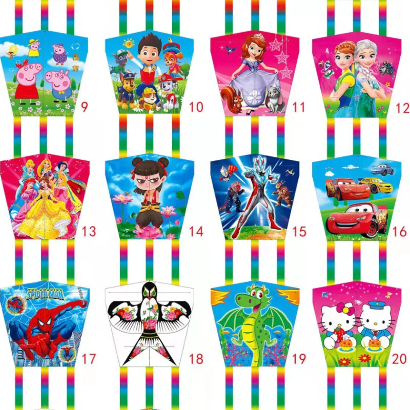 High quality multi-color fly fishing kite cheap children outdoor kite toys