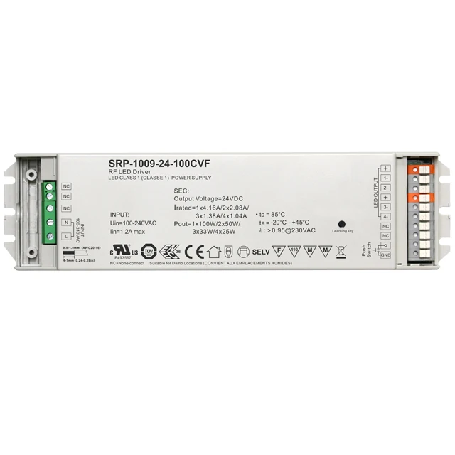4ch 100W RF dimmable led driver SRP-1009-24-100CVF