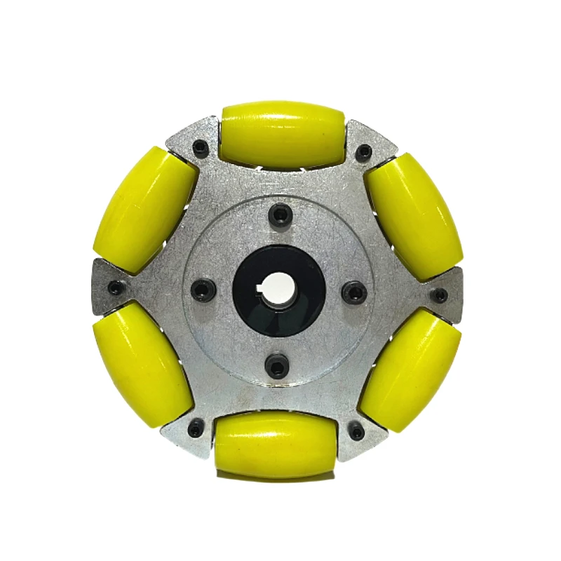 8-inch polyurethane omni wheel with medium load and 90 degree  rotation omnidirectional wheel