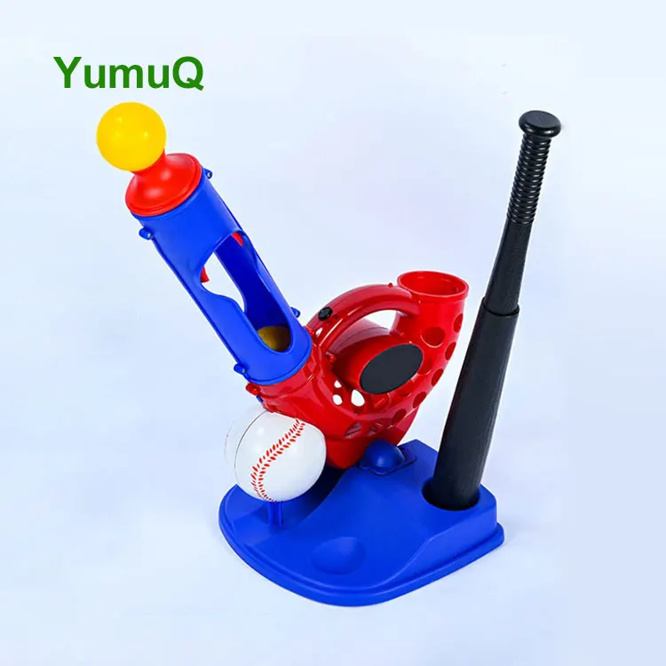 YumuQ  Adjustable Soft And Hard Baseball Softball Throwing Pitching Machine For Single Batting Practice