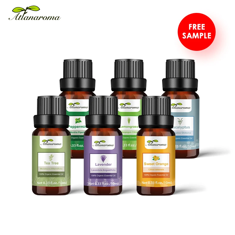 MSDS Organic Certified 100% Pure Natural Aromatherapy Essential Oil For Diffuser Aroma Body Humidifier Custom Packaging