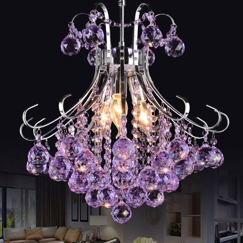 Nordic living room crystal chandelier simple modern creative design magic bean chandelier