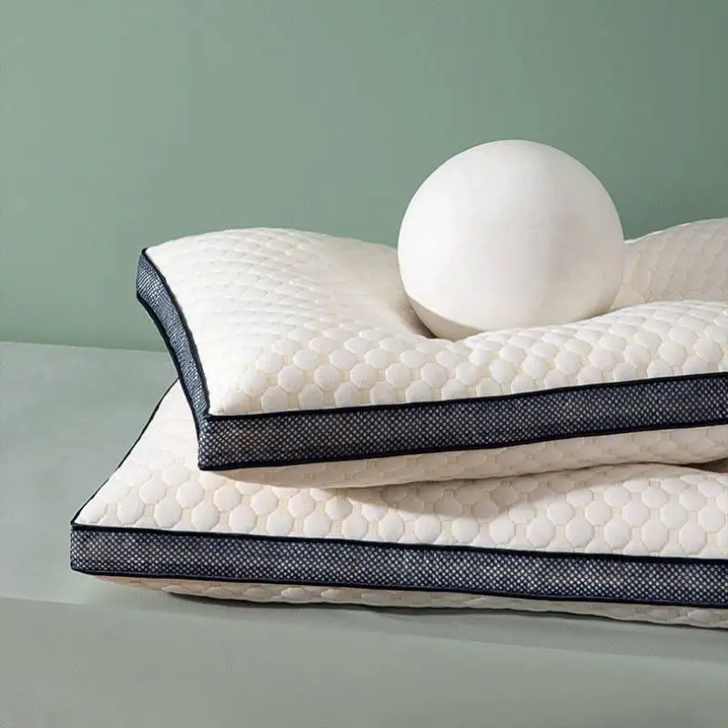 Home Hypoallergenic And Breathable Comfortable 100% Cotton Deep Sleep Pillow for Home Bed