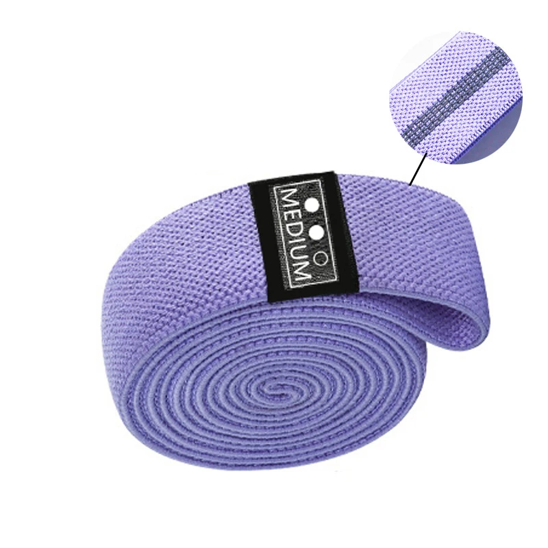 YETFUL Gym Accessories Exercise Hip Workout Yoga Booty Custom Printed Fabric Resistance Elastic Band For Sports
