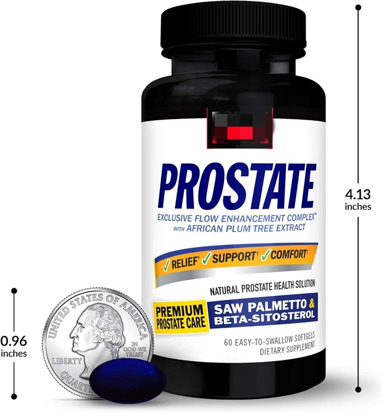 Wholesale Prostate Saw Palmetto Beta Sitosterol Supplements Softgels Capsules Prostate for Men Prostate Health Urinary Relief