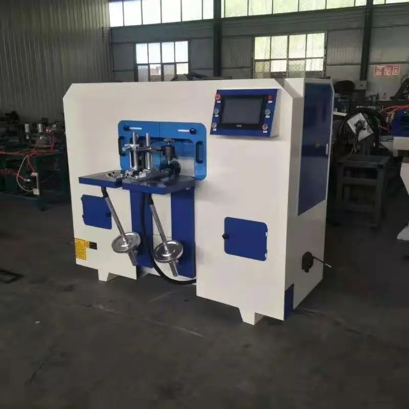 CNC round tenon machine High speed Double sided tenoning machine for round end tenon making