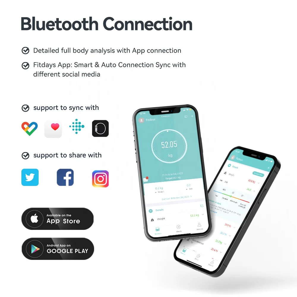 Hot Sale High Quality LED Weight Body Fat Scales High Accurate Digital Body Fat Scale