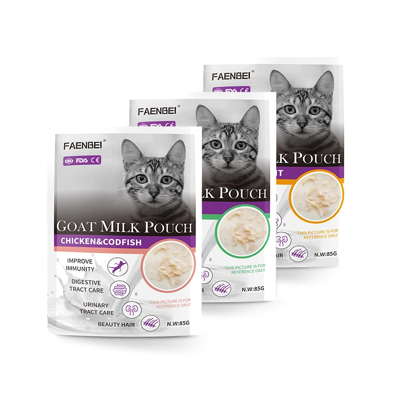 Рекрут агента OEM ODM оптовая продажа 15 г для здоровья и питания мешочек Влажного Корма кошек wanpy корма домашних животных