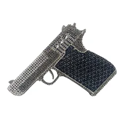 2021 women wedding bridal bling diamond party skull handbag hand rhinestone ice cream clutch popcorn gun purse evening bags