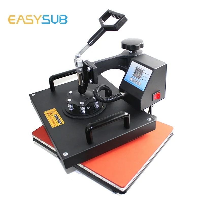 Easysub Yiwu Factory Heat Transfer Printer 8 in 1 Combo T Shirt Heat Press Machine For Slate Rock/MDF Frame