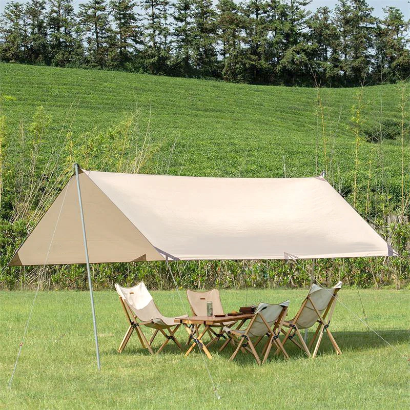 Luxury Camping Canopy Outdoor Sunshade Fishing Bbq Shelter Tarp Beach Tent Tarp