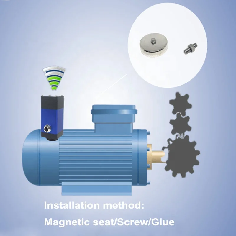 Online Monitoring Sensor Device 3-Axis WIFI Wireless Vibration Sensor