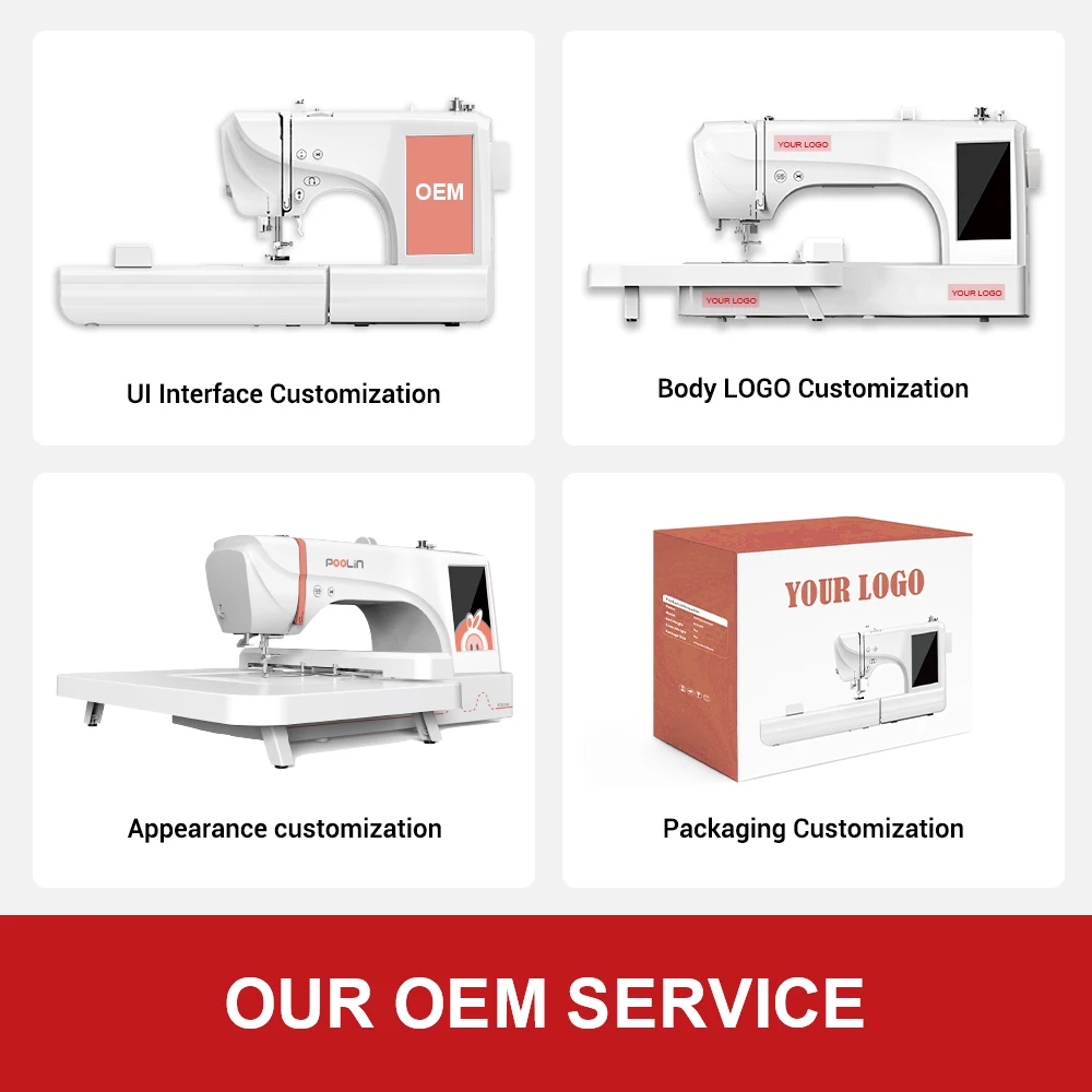 EOC06 OEM Wholesale Hot Sales Factory Lowest Price Smart Household Apparel Embroidery Machines For Home Use
