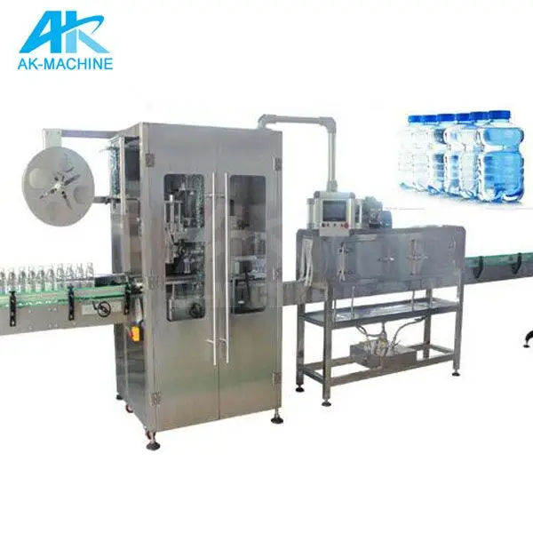 automatic paper tube labeling machine (hot melt glue / automatic machine labelling and head protection pet with date printer