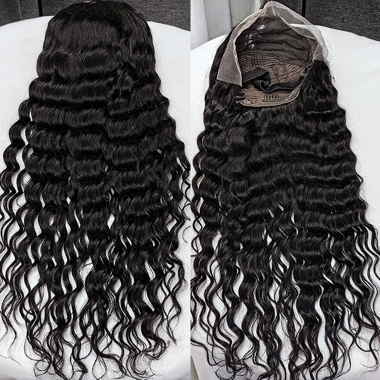 good quality raw human hair vendors wig factory hd transparent lace closure  natural wave wigs for women wholesale wigs