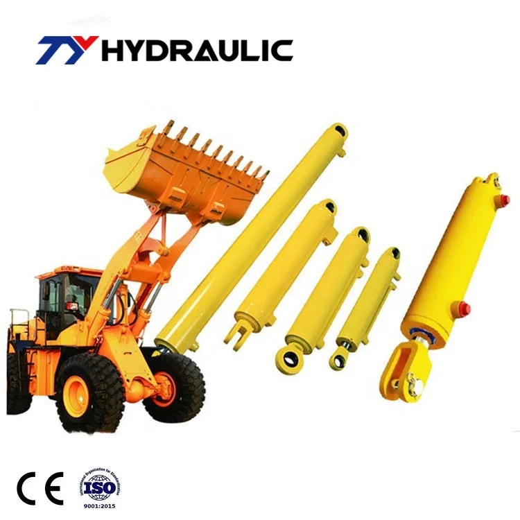 Durable Power Steering Double Action Hydraulic Oil Piston Cylinder For Head Tractor Agricultural Machinery