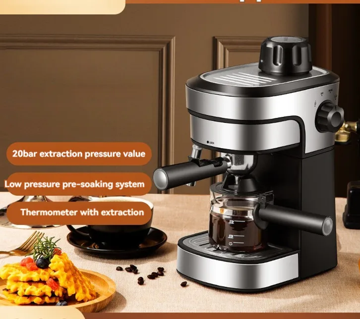 Hot Sale Household Automatic Smart Digital Button 20 Bar Italy Pump 800W Boiler Latte Cappuccino Espresso Maker Coffee Machine