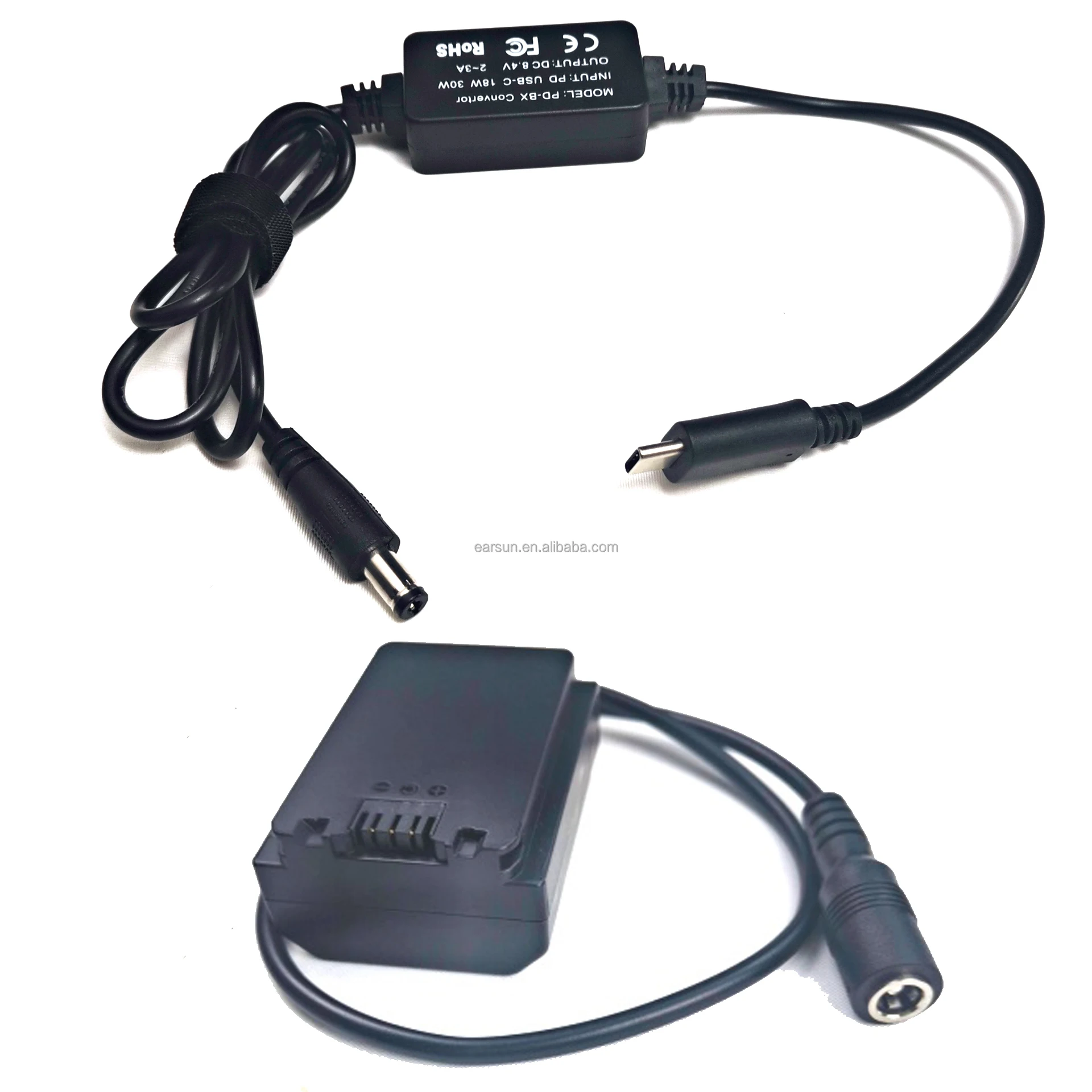 FZ100 Переходник постоянного тока + PD-BX конвертер USB питания AC адаптер reallac комплект Замена для объективов цифрофой камеры Sony Alpha 9 A9 ILCE-9 A7RIII A7 III