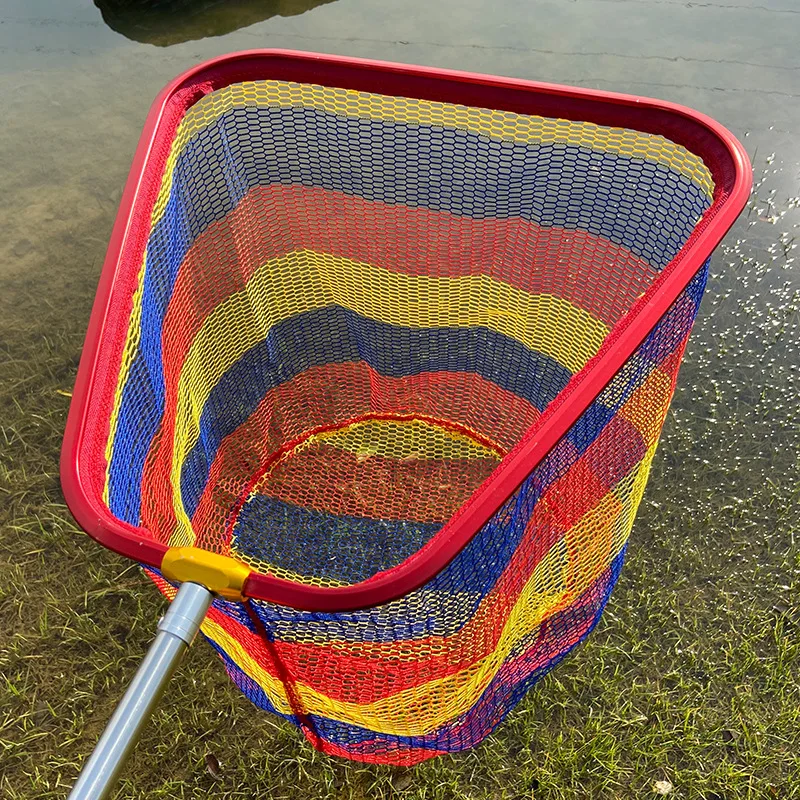 Quick Dry Landing Net High Quality 30/35/40/45cm Ultra-clear Rubber Landing Net Chinese Fishing Net