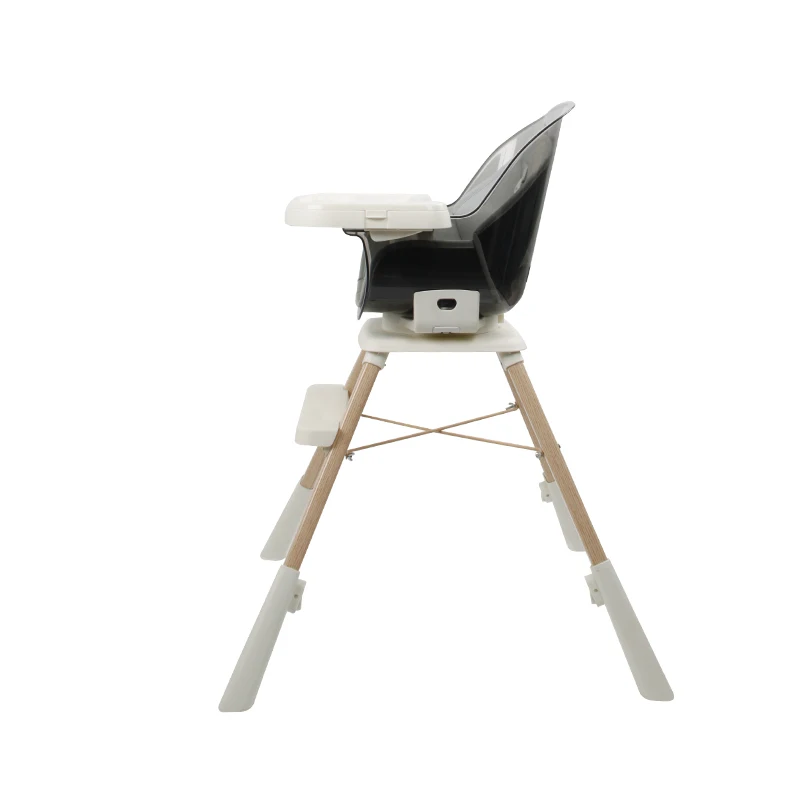 Convertible 3 in 1 feeding chair baby moving Rocking Chair Toddler baby high chair plastic wood