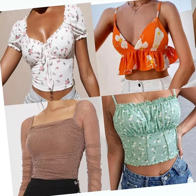 Bulk Clothes blouses Big Bale Cheapest Wholesale Vendors Curve Robe Vestidos Crop Top Manufacturer Women dress used clothes