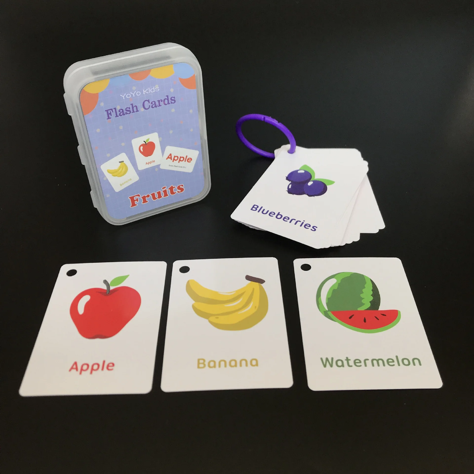 wholesale price cheap custom printing fruits learning compact flash memory card for child