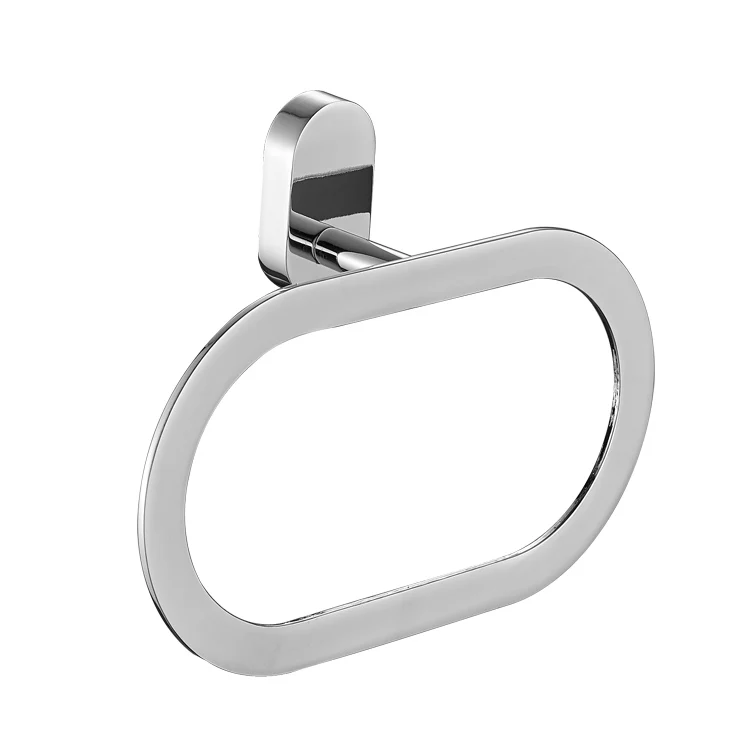 Best Hotel Zinc Material  Bathroom Accessories Sets Wall Mounted Chrome Bathroom accessory with Screw