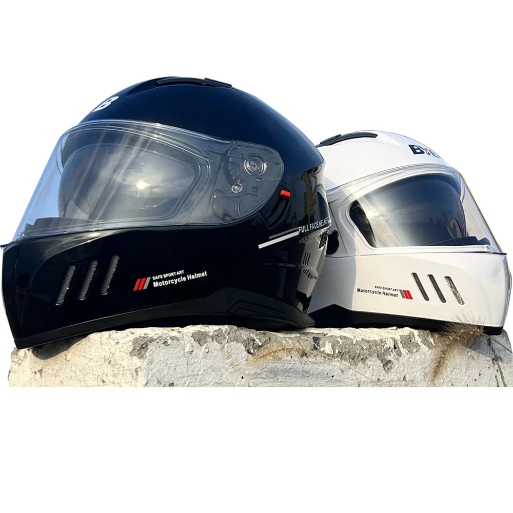 BYB/168 New Double Motorcycle Helmet Off Road Bike Motocicleta Casco Motocross Protective Safe Crash Helmet