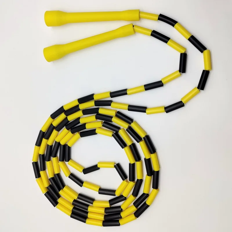 Premium quality custom adjustable Fitness exercise workout segmented beaded jump rope