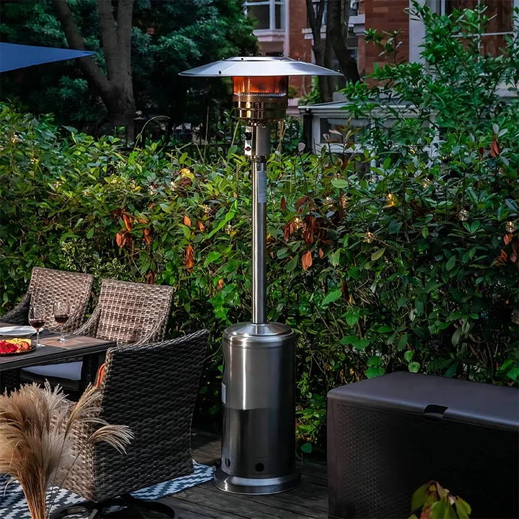 Stainless steel assembled patio gas heater carefully manufactured by an excellent manufacturer