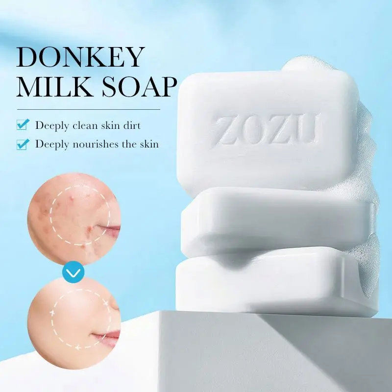 OEM ZOZU ослиное молоко лучшие продажи органическое натуральное Отбеливающее глубокое питательное средство для лечения акне аромат очищающее мыло кожи