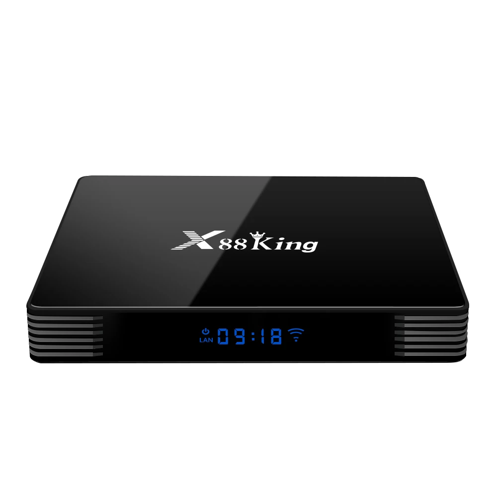  ТВ-приставка X88 King S922X 4G RAM 128G ROM smart Android 9 real 4K телеприставка для