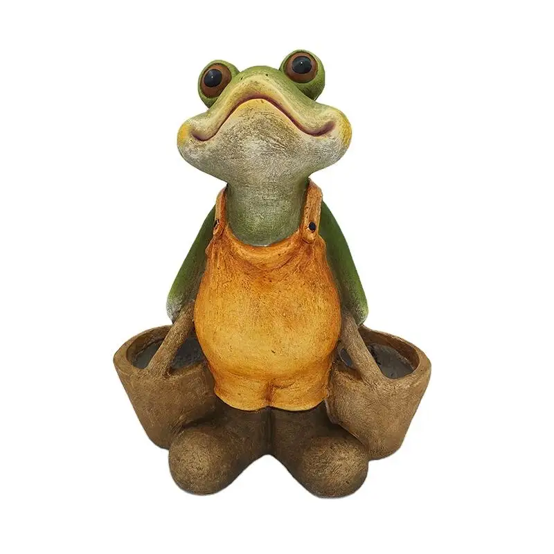 Resin Garden Decorative Frog Farm Animal Style for Home Use Artificial Model