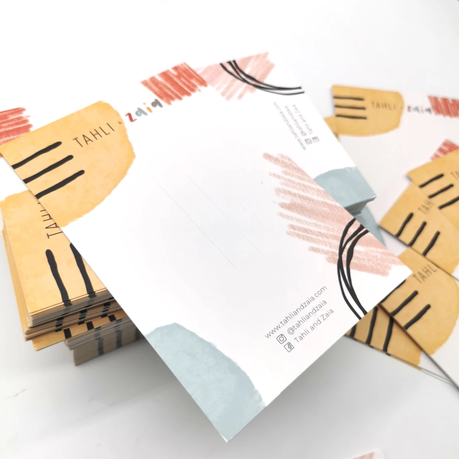 Wholesale Colorful Coated Paper Hair Clip Card Packaging Display Cards With Custom Logo