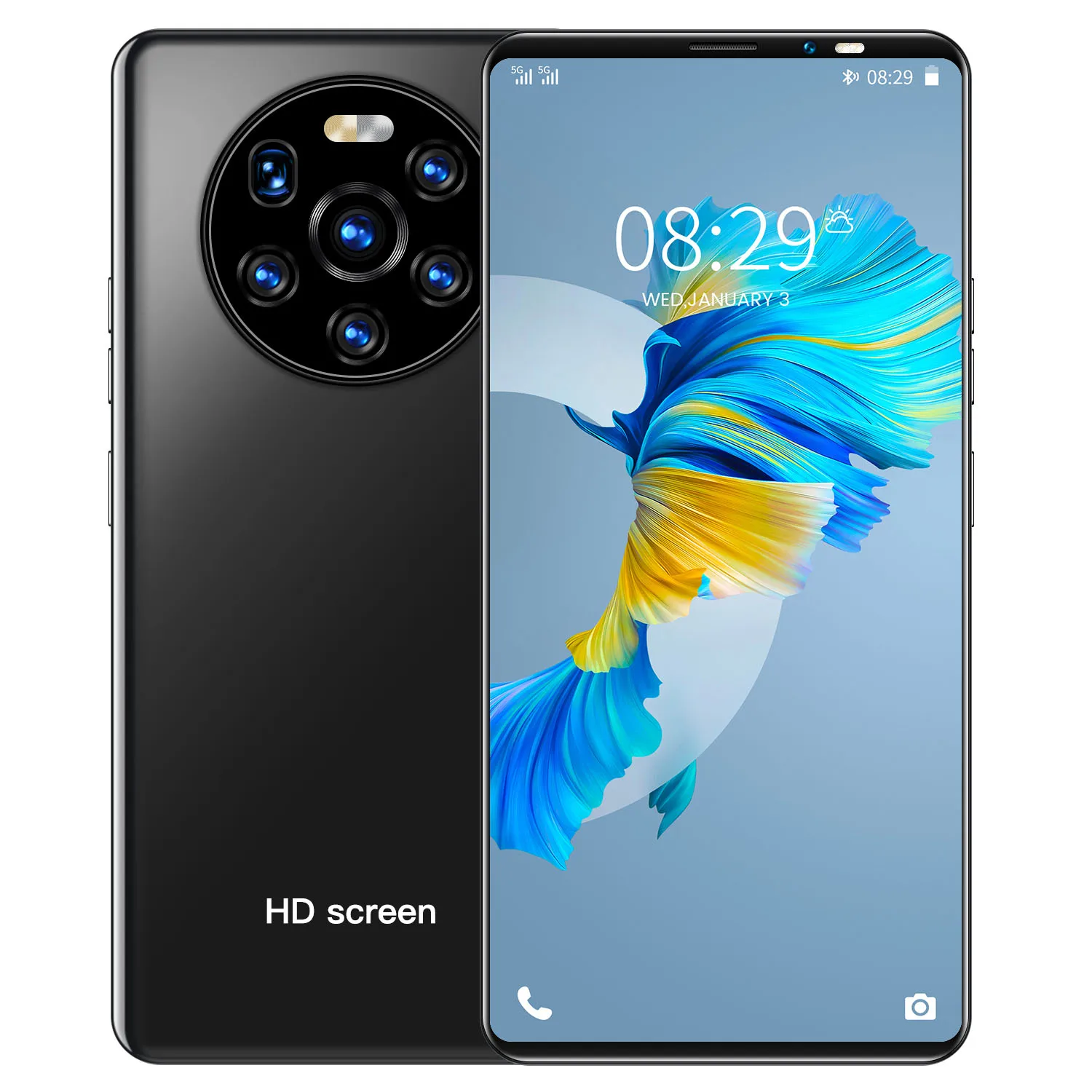 Смартфон Mate40 Pro 5 8 дюйма 12 + 512 ГБ 13 24 МП 10 ядер 5g 4800