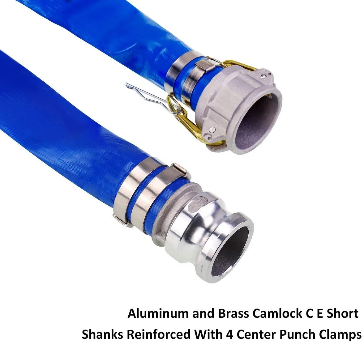 Agricultural Irrigation 2 Inch PVC Layflat Hose Water Pump Hose with Connections