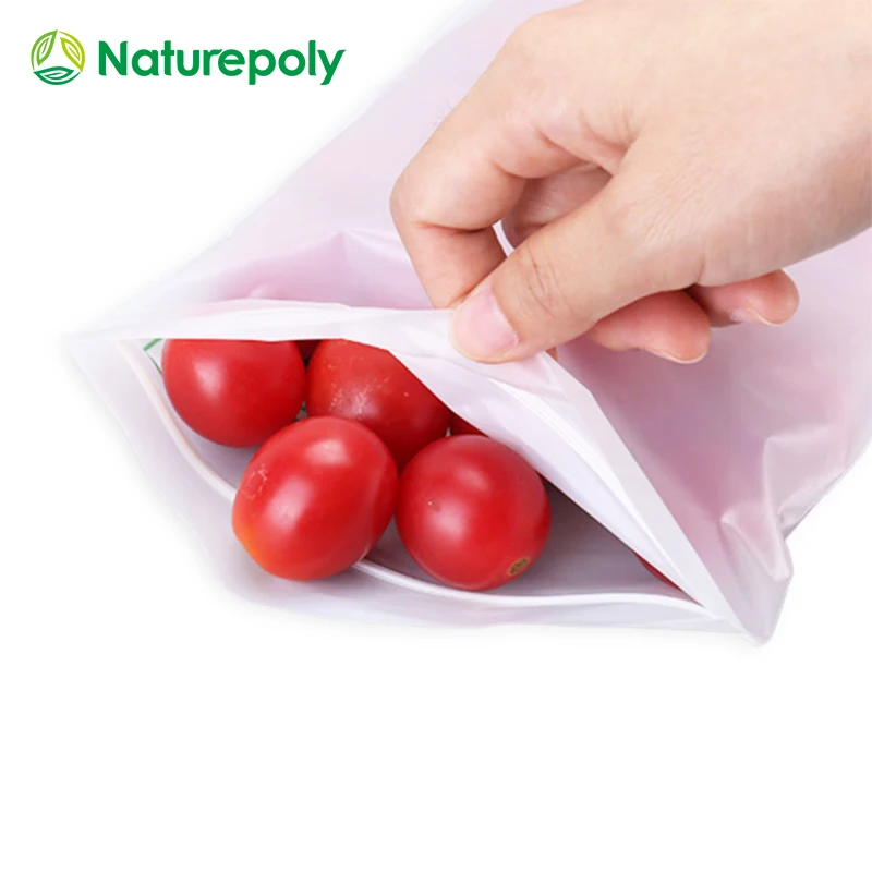 Free Sample Wholesale Custom Logo Compostable Disposable Biodegradable Sandwich Bag Resealable Snack Quart Food Storage Bags