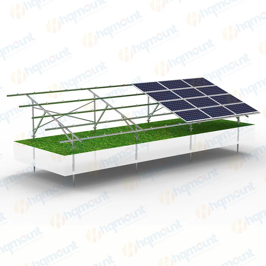 Китайская Фабрика unistruct горячего оцинкования Солнечная наземная крепление фотоэлектрических стеллаж для выставки товаров Q235B
