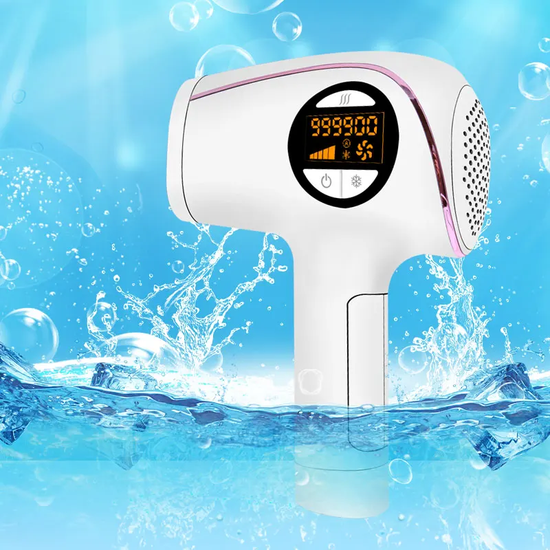 Лазерный Перманентный эпилятор, безболезненное портативное ледяное охлаждение кожи лица, омоложение кожи, IPL Удаление волос для женщин