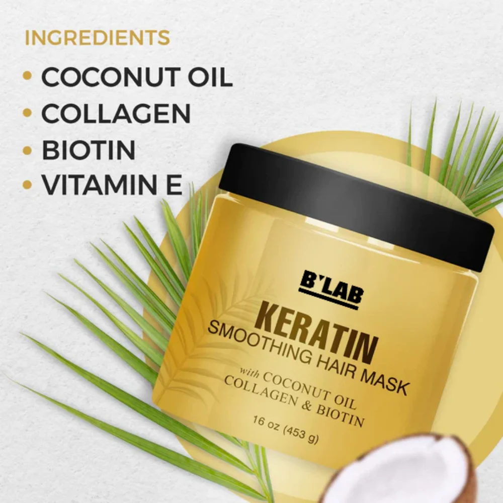 Wholesale Deep Moisturizer Keratin Repair Gold Hair Mask & Hair Serum for Dry Damaged Hair