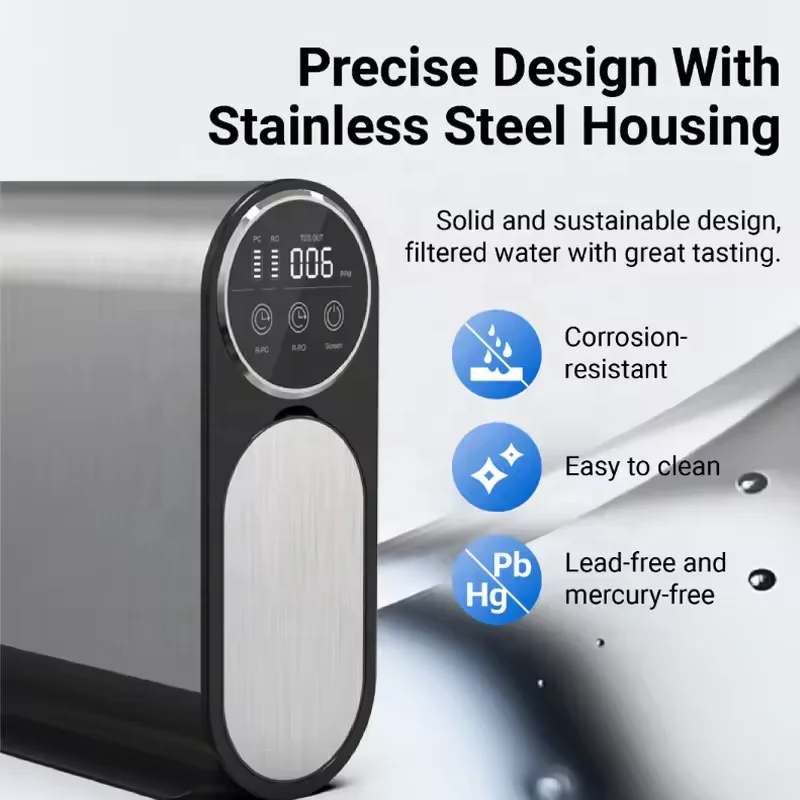 Manufacturer direct Household RO purifier Drinking Water Purification Filter Stainless Steel high quality Reverse Osmosis system