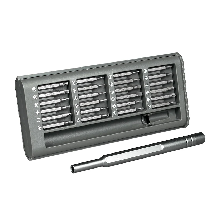 24-in-1 Precision Screwdriver Set ABS Box Multi Laptop PC Cell Phone Pocket Repair Tool Kit