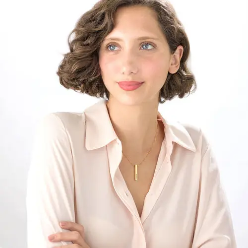 Hot Sale Jewelry S925 Custom Nameplate Simple Cuboid Necklace for Couple Gift and Anniversary Gift